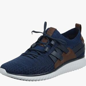 Cole Haan Men's Grand Motion Stitchlite Woven Sneaker Blue Black Brown Size 11.5